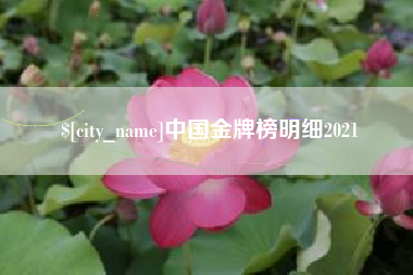 肥城中国金牌榜明细2021