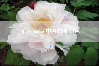 肥城中国地图 白色
