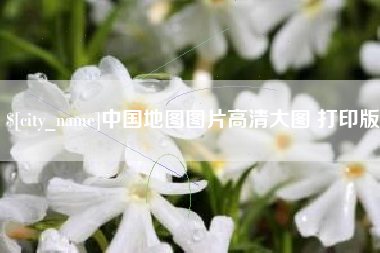 肥城中国地图图片高清大图 打印版
