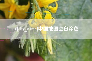 肥城中国地图空白涂色