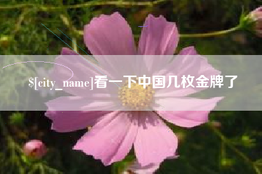 肥城看一下中国几枚金牌了