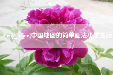 肥城中国地图的简单画法小学生版
