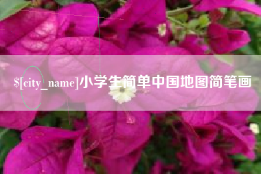 肥城小学生简单中国地图简笔画