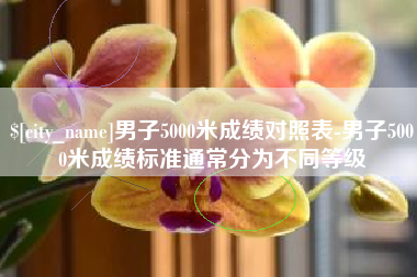 肥城男子5000米成绩对照表-男子5000米成绩标准通常分为不同等级