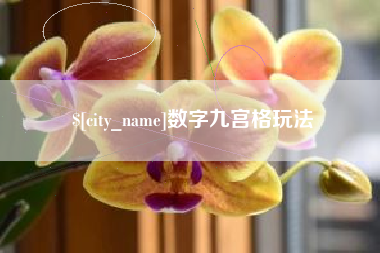 肥城数字九宫格玩法