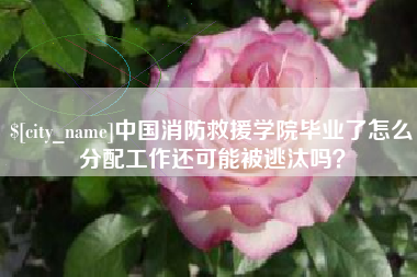 肥城中国消防救援学院毕业了怎么分配工作还可能被逃汰吗？