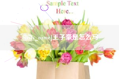 肥城王子豪是怎么写