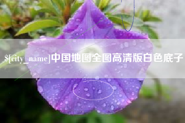 肥城中国地图全图高清版白色底子
