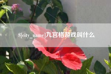 肥城九宫格游戏叫什么