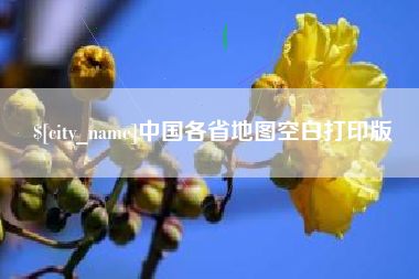 肥城中国各省地图空白打印版