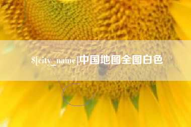 肥城中国地图全图白色