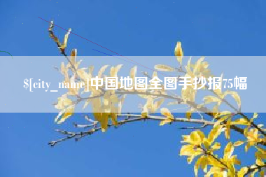 肥城中国地图全图手抄报75幅