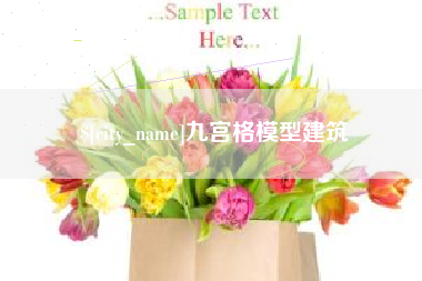 肥城九宫格模型建筑