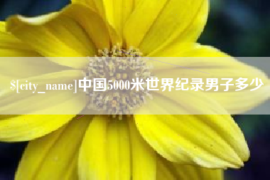 肥城中国5000米世界纪录男子多少