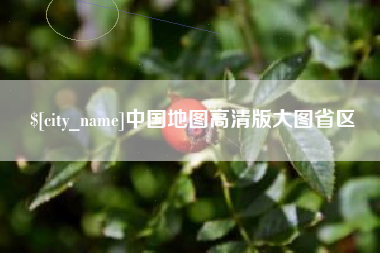 肥城中国地图高清版大图省区