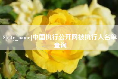 肥城中国执行公开网被执行人名单查询
