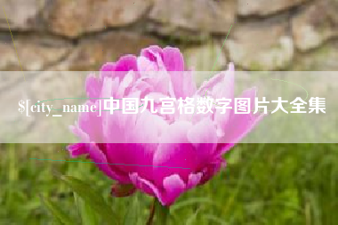 肥城中国九宫格数字图片大全集