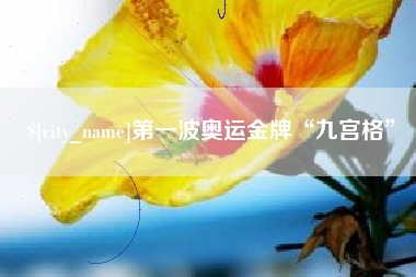 肥城第一波奥运金牌“九宫格”