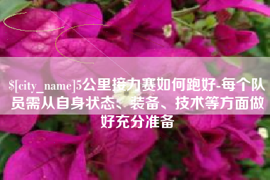 肥城5公里接力赛如何跑好-每个队员需从自身状态、装备、技术等方面做好充分准备