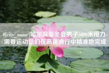 肥城哈尔滨亚冬会男子5000米接力-需要运动员们在高速滑行中精准地完成