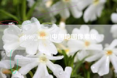 肥城中国地图像素版