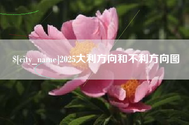 肥城2025大利方向和不利方向图