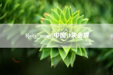 肥城中国19块金牌