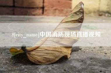 肥城中国消防现场直播视频