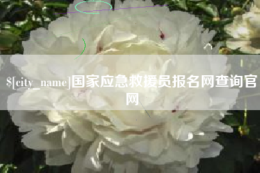 肥城国家应急救援员报名网查询官网