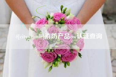 肥城消防产品ccc认证查询