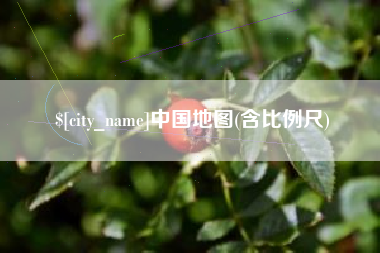 肥城中国地图(含比例尺)
