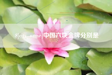 肥城中国六块金牌分别是