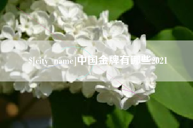 肥城中国金牌有哪些2021